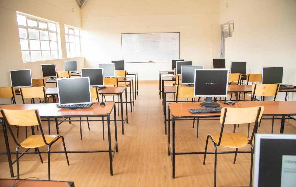 Booth Foundation Schools - Inside computer lab