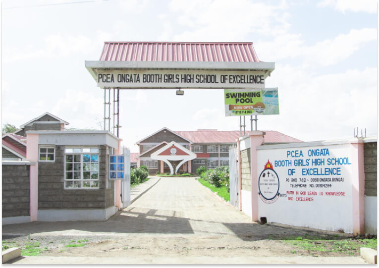 PCEA Ongata Booth Girls High School gate