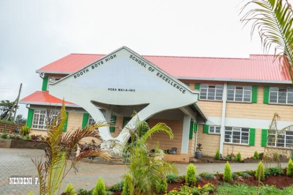 PCEA MaiAIhii Booth Boys High School of Excellence front administration block